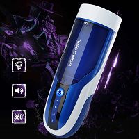 Posuwisto obrotowy masturbator – 380 ruchów na minutę + funkcja ssania - 64786435 - 7