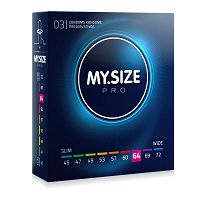 Prezerwatywy 64 mm Joy Division My Size PRO 3 szt. - 72853463 - 3