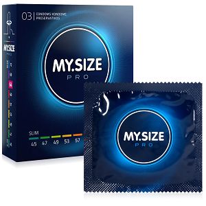 Prezerwatywy 64 mm Joy Division My Size PRO 3 szt. - 72853463