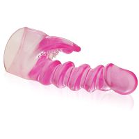 Spiralna nakładka z nasadką łechtaczkową na masażer – 74733267 - 2