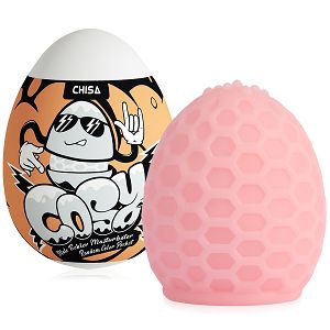 Różowe żelowe jajko masturbator z lubrykantem dla mężczyzn - 78864184