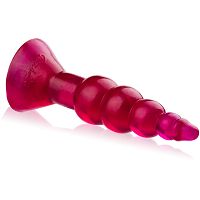 Giętki kulkowy korek analny na przyssawce - lbb 017005 - 2