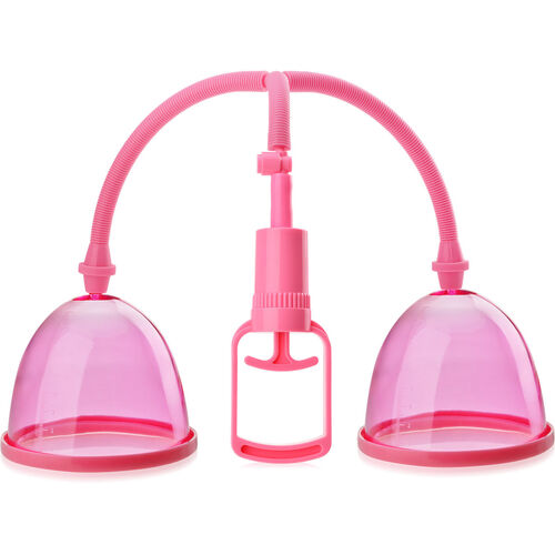 MANUALNA POMPKA DO BIUSTU, DWA CYLINDRY, DUŻE CYCKI, STERCZĄCE, TWARDE SUTKI - 77883033