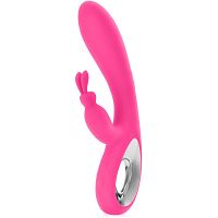 Wibrator ze stymulującym króliczkiem 9 funkcji dwa silniki - 78940454 - 3