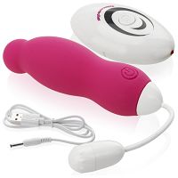 Wibrujący masturbator do pochwy i anusa unikatowe jajeczko 12 programów - 79600597 - 2