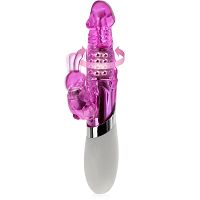 Mocny wibrator królik 6 funkcji z wirującymi kulkami stymulującymi orgazm - 77035472 - 4