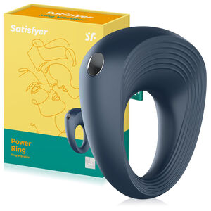 Satisfyer power ring - wibrujący pierścień ring erekcyjny dla par - 72832108