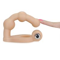 Wibrujący pierścień erekcyjny na penisa z masażerem 14 cm - 76609366 - 6