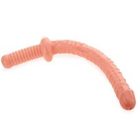 Penetracyjna pałka dildo 45 cm dwustronny penis double dong waginalno-analny - 74757351 - 2