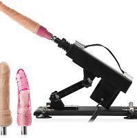 Sex maszyna - 420 ruchów/minutę - mocny wibrator posuwisty + zestaw trzech dildo - 70312023 - 2