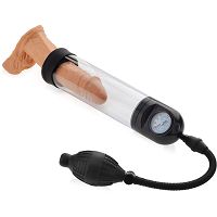 Manualna pompka powiększająca penisa z ciśnieniomierzem - 72291598 - 2