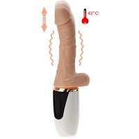 Posuwisty wibrator 49 funkcji - miękki penis super realistyczny podgrzewany do 42stc - 70493678 - 3
