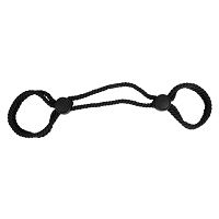 Czarny bawełniany sznur do krępowania BDSM dla początkujących - 75530313 - 3