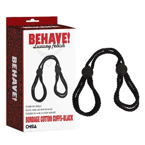 Czarny bawełniany sznur do krępowania BDSM dla początkujących - 75530313