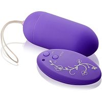 Jajko bezprzewodowe z ozdobnym pilotem - fioletowe ccl 01023f - 2