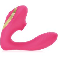 Samonośny wibrator penetrator cipki z funkcją ssania intensywny masturbator dla niej - 77046614 - 5