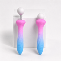 Mini wibrator wand 2w1 10 opcji - 70775948 - 3