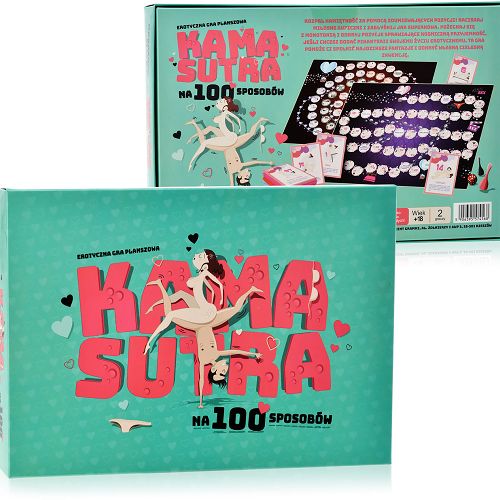 Kamasutra na 100 sposobów - erotyczna gra planszowa 18+ - 77299374