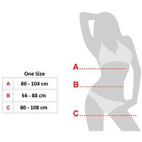 Rajstopy z wycięciem garter stocking pończochy z pasem – 79114008 - 4