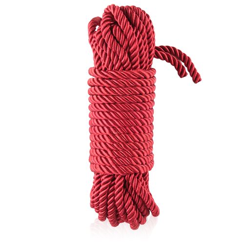 Czerwony bawełniany sznur do krępowania 10 m akcesorium BDSM - 71146281