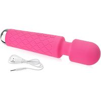 Wodoodporny masażer erotyczny wibrator wand 140 opcji pieszczot - 74991291 - 2