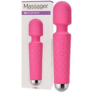 Wodoodporny masażer erotyczny wibrator wand 140 opcji pieszczot - 74991291