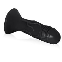 Dildo analne 12 cm czarny elastyczny sztuczny penis - 74959910 - 2