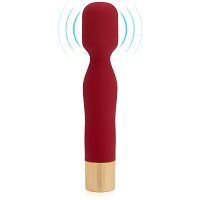 Czerwony mini wand masażer 10 funkcji wodoodporny 14,5 cm - 75066706 - 6