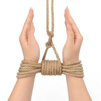 Rebellion naturalna konopna lina do krępowania bondage BDSM 10 m - 77026778 - 2