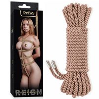 Rebellion naturalna konopna lina do krępowania bondage BDSM 10 m - 77026778 - 5