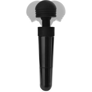 MASAŻER ŁECHTACZKI SEX WIBRATOR MAGIC WAND Z RUCHOMĄ GŁÓWKĄ - 79031584