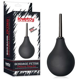 Czarna gumowa gruszka do lewatywy irygator anal 160 ml - 70230983