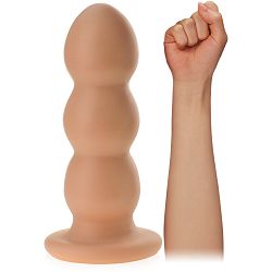Olbrzymie dildo analne śr. 9 cm kulkowy anal plug korek na przyssawce - 78256989
