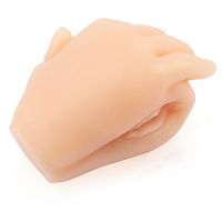 Dłonie rozkoszy sztuczna pochwa masturbator męski 6,4 cm - 73452301 - 2