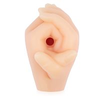 Dłonie rozkoszy sztuczna pochwa masturbator męski 6,4 cm - 73452301 - 3