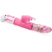 Posuwisto-rotacyjny wibrator z motylkiem – pełna rozkosz – 82333739 - 2