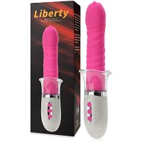 Ssący wibrator posuwisty z języczkiem - 6 funkcji wibracji + 5 funkcji ssania - 77832431 - 3