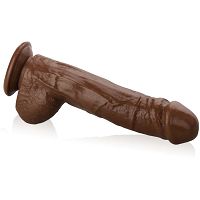 Duży 23 cm realistyczny penis - dildo z przyssawką - 73393752 - 4