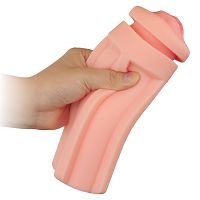 Miękkie realistyczne usta i głębokie gardło w puszce Cream Ale masturbator - 78692141 - 8