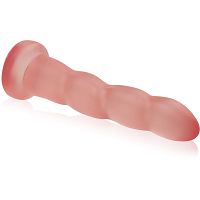 Faliste dildo na przyssawce spenetruje pochwę i anusa - 78012315 - 2