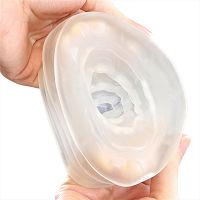 Elastyczny żelowy masturbator z prążkami dla mężczyzn 13 cm - 76023145 - 7