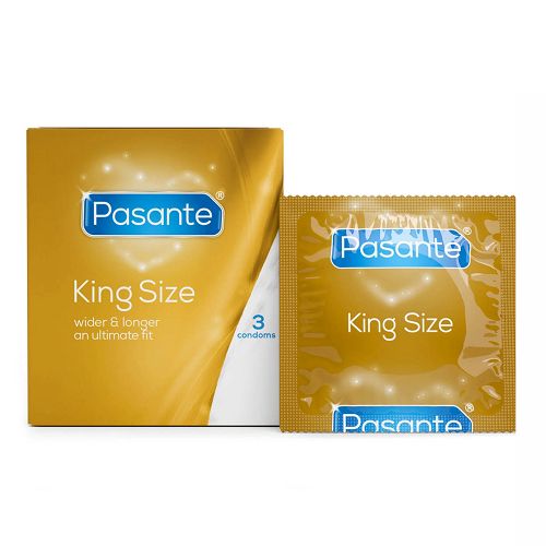 Pasante King Size duże prezerwatywy 60 mm 3szt  - 73184770