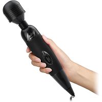 Masażer wibrator orgazmowy - zasilany z gniazdka - fairy black - 57659812 - 2