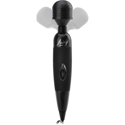MASAŻER WIBRATOR ORGAZMOWY - ZASILANY Z GNIAZDKA - FAIRY BLACK - 57659812
