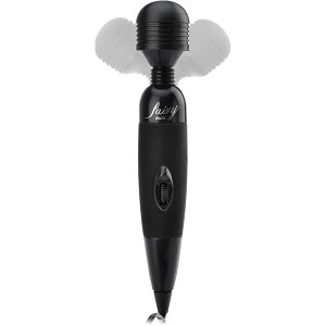 Masażer wibrator orgazmowy - zasilany z gniazdka - fairy black - 57659812