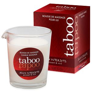 Świeca do masażu o zapachu dzikiego porostu do gry wstępnej - 78980240