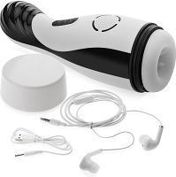 Wibrująco-ssący masturbator z funkcją grzania do 42stc - 70922999 - 2