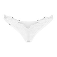 Obsessive Arrowel białe otwarte stringi z koronką i regulacją - 79914357 - 3