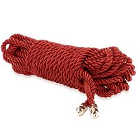 Rebellion czerwona lina do krępowania bondage BDSM 10 m - 77377750 - 4