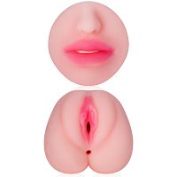 Realistyczny masturbator dla mężczyzn 3 otwory anus pochwa usta - 77538809 - 4